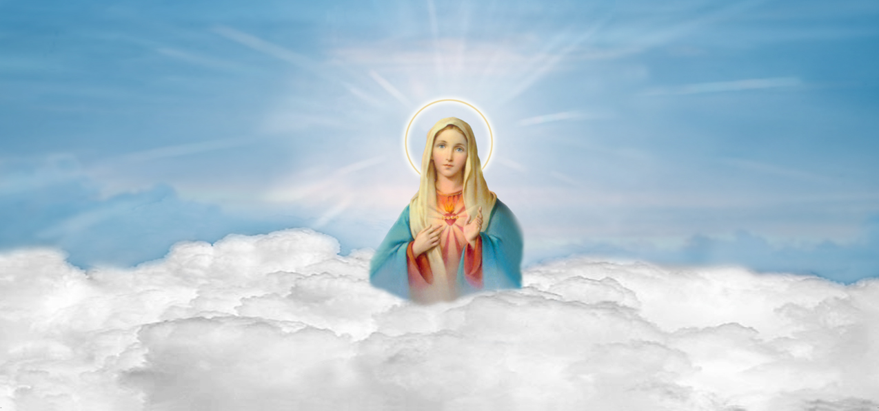 Immaculate Heart Clouds Blue